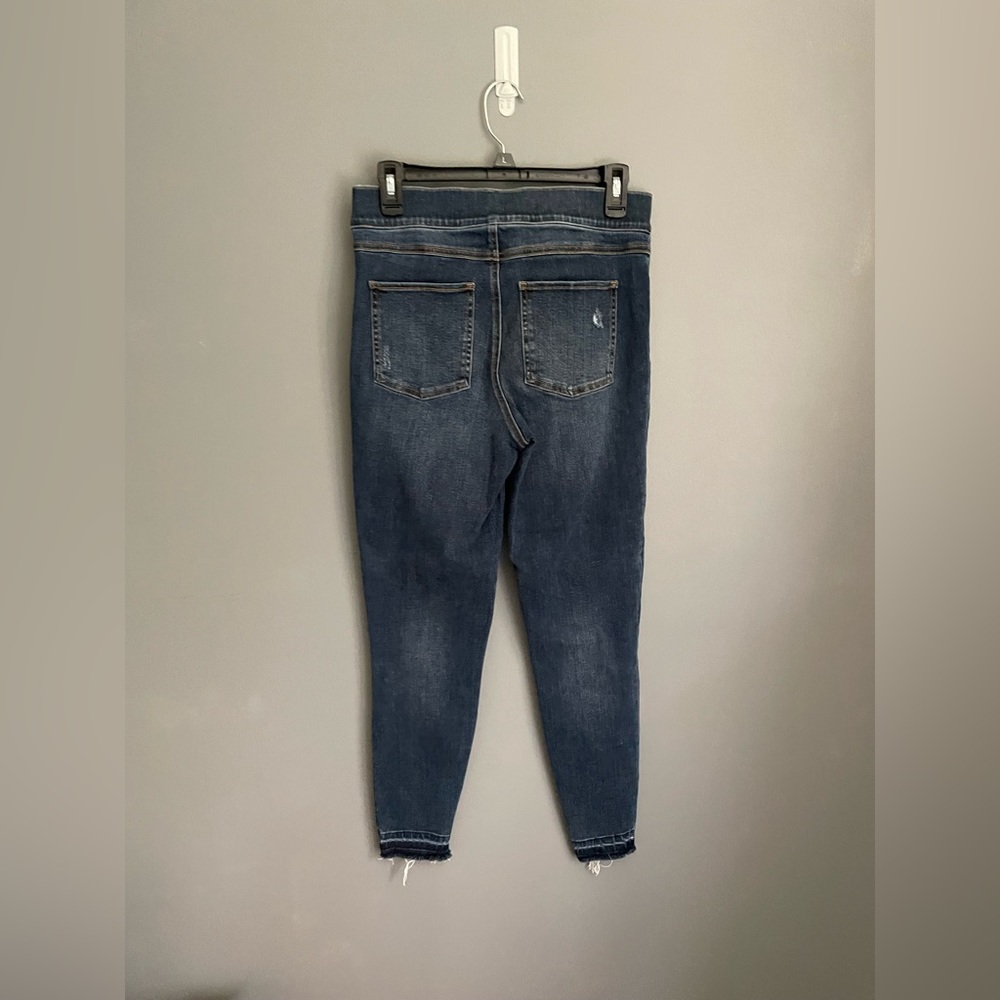 Spanx Jeanish Distressed Leggings Womens Size Medium - Picture 2 of 3